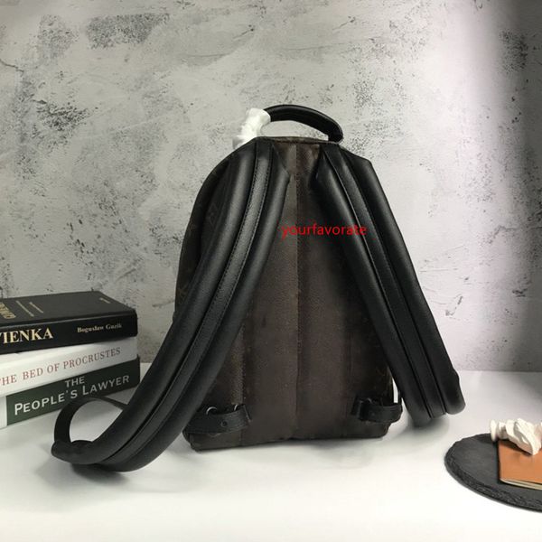 

высокое качество палм спрингс рюкзак натуральная кожа монограмма рюкзак мода роскошные сумки печать дизайнер рюкзак m41560 школьная сумка