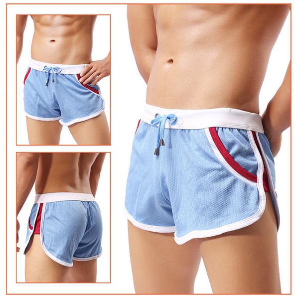 

shujin мужские 2019 случайные летние короткие поездки дышащие эластичные талии мужские шорты спортивные лоскутные шорты спортивные штаны, White;black