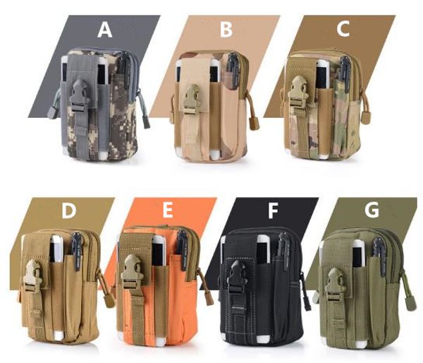 

molle tactical карманы водонепроницаемый тактические талии пакет на открытом воздухе кемпинга сумка камуфляж running мобильный телефон чехол
