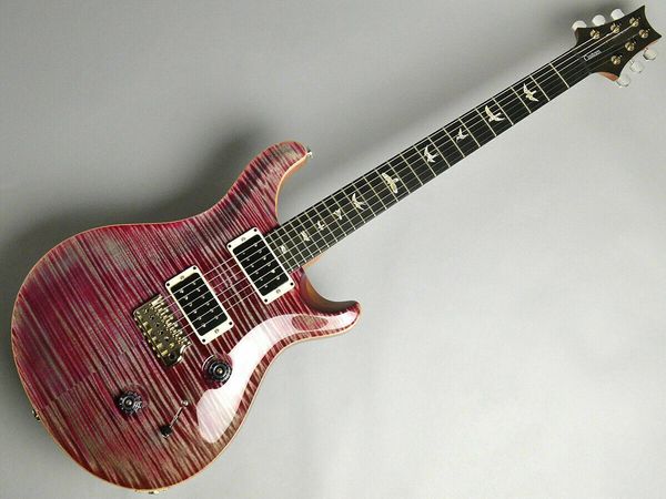 

custom 24 library 10 pattern thin violet vintage purple electric guitar flame maple signature smith 24 frets china made guitars