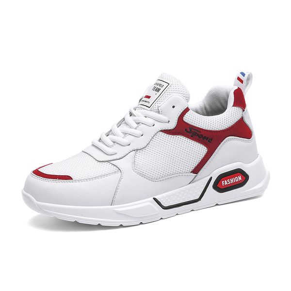 

heightening shoes leathershoes for men casual height increase 6cm white shoes black sneakers