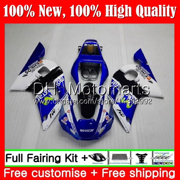

Kit for yamaha yzf r6 movi tar blue yzf600 yzfr6 98 99 00 01 02 88mt21 yzf 600 yzf r600 yzf r6 1998 1999 2000 2001 2002 fairing bodywork