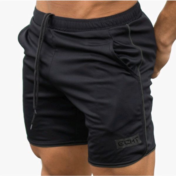 

januarysnow men fitness bodybuilding shorts man casual workout male breathable mesh quick dry sportswear jogger beach short pants