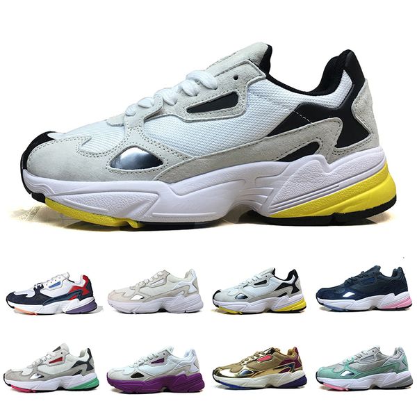 

drop shipping falcon w running shoes for women men black white designer sports sneakers originals jogging outdoors 36-45