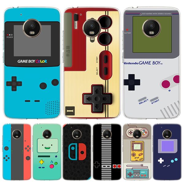 

game boy game box print phone case for motorola moto g7 g8 g6 g5s g5 e6 e5 e4 plus power g4 one action x4 eu gift coque cover