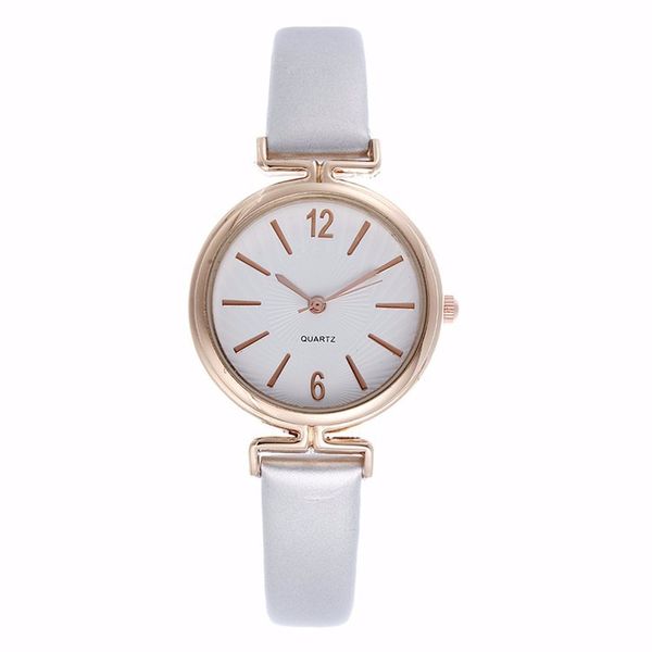 

simple nail women's watch europe and america selling personality quartz watch fashion belt dress women, Slivery;brown