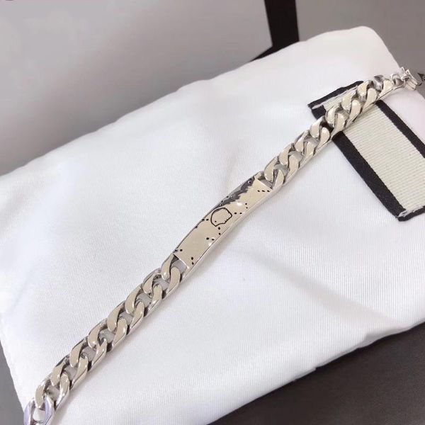 

gorgeous retro style fashionable men and women skull whip bracelet s925 jewelry original brands couple gift, Black