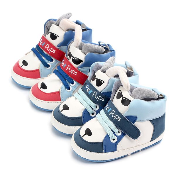 

baby boys shoes pu leather high-anti-slip sneaker infant first walkers 0-18m footwear soft sole crib shoes toddler baby shoe