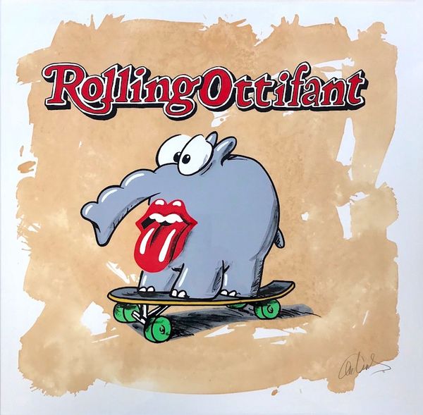 

отто waalkes роллинг ottifant home decor ремесла / hd печати картина маслом на холсте wall art canvas картинки 200222