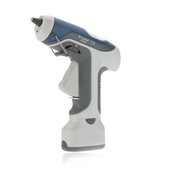 

pro'skit gk-368 7w 6v melt glue gun battery cordless glue gun+ 3pcs 7mm sticks led lighting for diy model craft repair