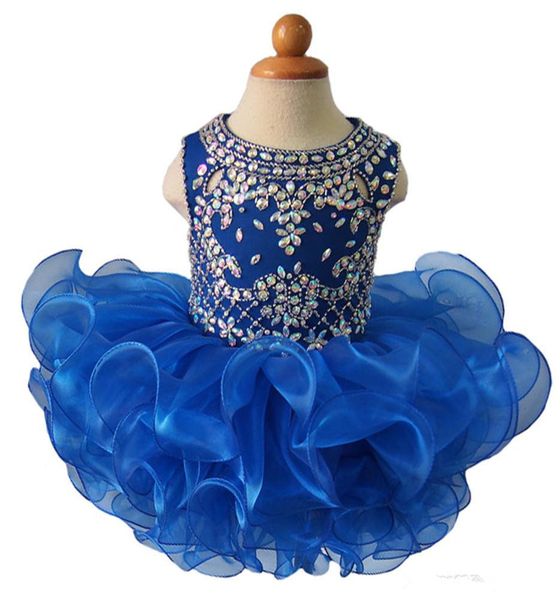 

2019 jewel шеи бисером девушки цветка платья театрализованное кекс платья младенческой пачки платья малышей новорожденных девочек трепал мин, White;blue
