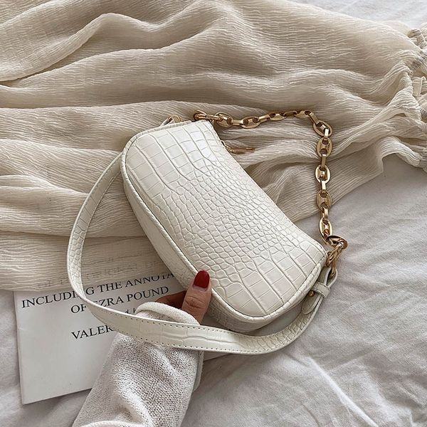 

small stone pattern pu leather crossbody bags for women 2020 shoulder messenger bag female travel chain handbags