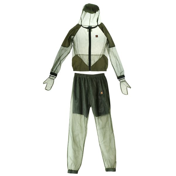 

anti-mosquito mesh clothing bee bug quick-dry repellent suit - green, Blue;black