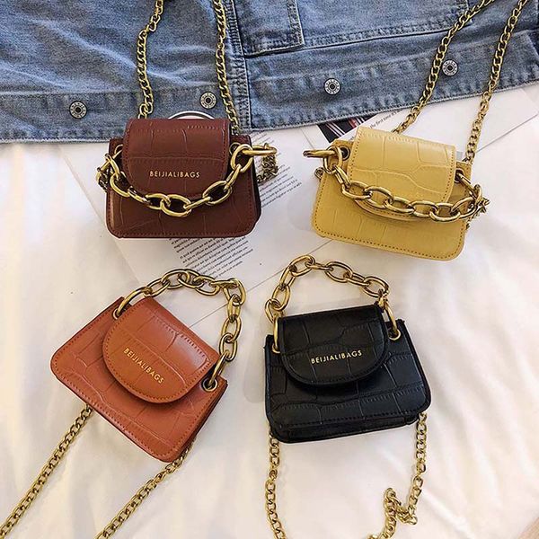 

women fashion handbags simple concise all-match shoulder bag mini letter print crossbody bag 2020 new