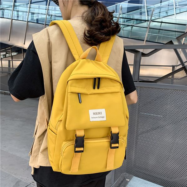 

2020 fashion women backpack high capacity waterproof nylon backpack for girls school bag leisure travel bag mochila