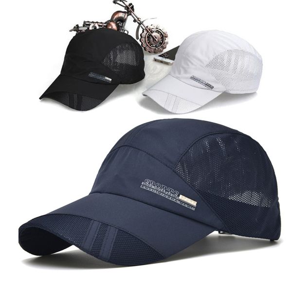 

cycling caps & masks high riding cap korean summer men hat outdoor sport mesh breathable baseball quick dry sunscreen man casual hats dog88, Black