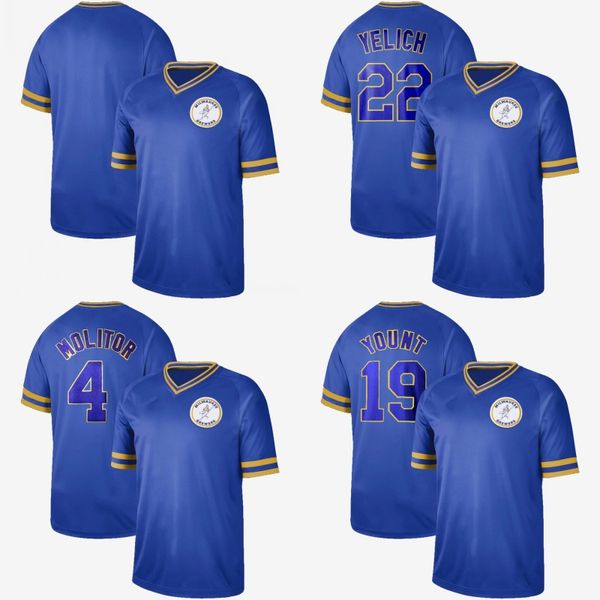 

Mens Milwaukee 22 Christian Yelich 7 Eric Thames 10 Yasmani Grandal 21 Travis Shaw 3 Orlando Arcia 71 Josh Hader Brewers Baseball Jerseys