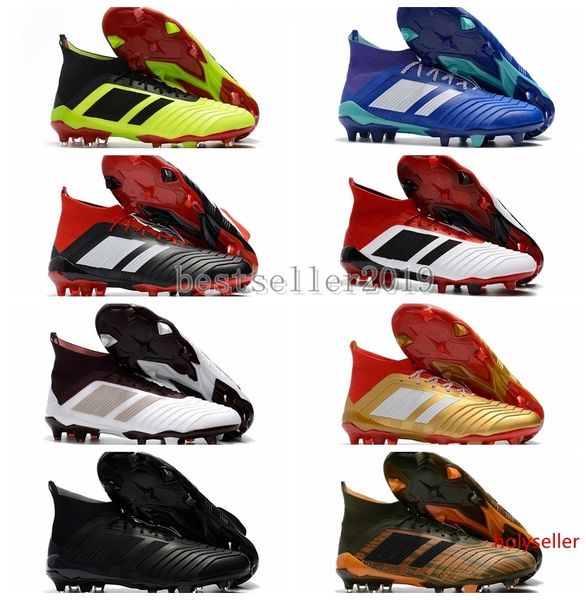 

mens soccer cleats predator accelerator mania 18.1 fg shoes high ankle football boots scarpe da calcio botas zapatos de ftbol futbol
