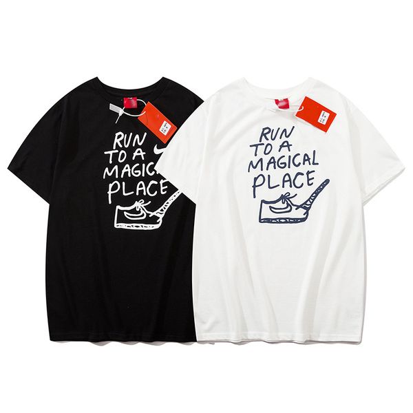 

2020 лений дизайнеѬ мђжин и женин ђболка нова ђлина Ѭелба пѬилив бѬен White