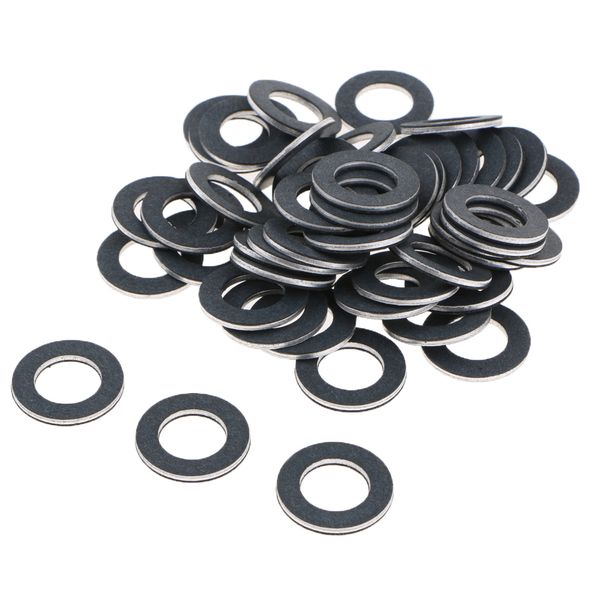 

50pcs oil drain plug crush washer gaskets