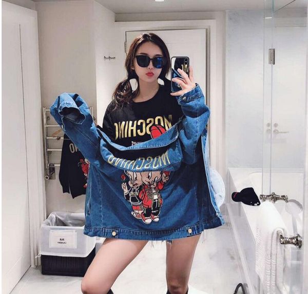 

Модная куртка для ковбоев с вышивкой женские джинсовые куртки Модный дизайн евро