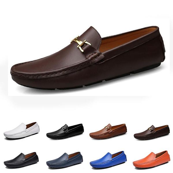 

sale men casual shoes espadrilles triple black white brown wine red mens leather sneakers outdoor jogging walking color #15