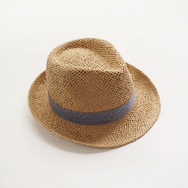 

spring, summer and autumn, men and women, handmade straw hats, baby hats, children's sun hats, Blue;gray