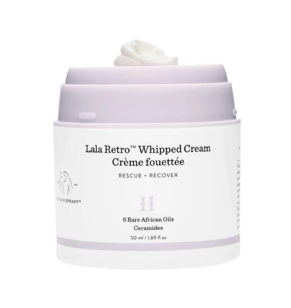 

stock lala retro whipped cream d elephant strenthen moisturize face cream 50ml skin care hydrating day protini poly peptide cream skincare, White