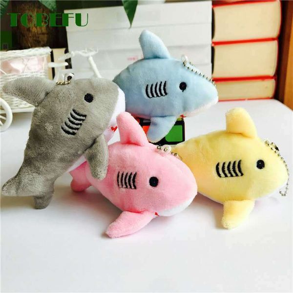 

tobefu 12cm shark plush stuffed toy doll key chain gift kid's small mini kawaii plush toys