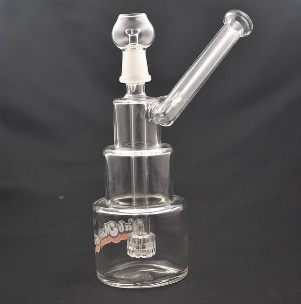 Colorato all'ingrosso Brilliance Cake Hitman Glass Classic Small Dab Rigs Recycler Water oil rig bong Tubi con giunto da 14 mm