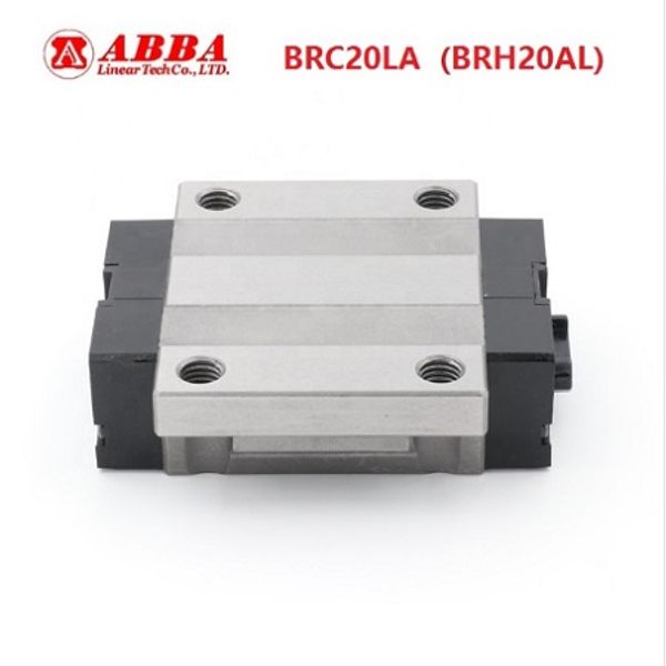 10 pçs / lote Original Taiwan ABBA BRC20LA / BRH20AL Linear Flange Bloco de Transporte Linear Rail Guia Rolamento para CNC Router Laser Máquina