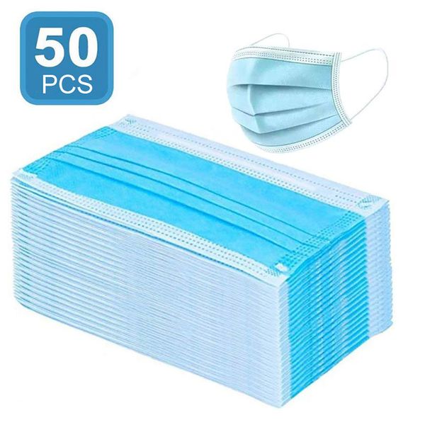 

50шт лайе антивирусная маска одноразовые безопасные бактерии респиратор пылезащитный формальдегид зловонная маска