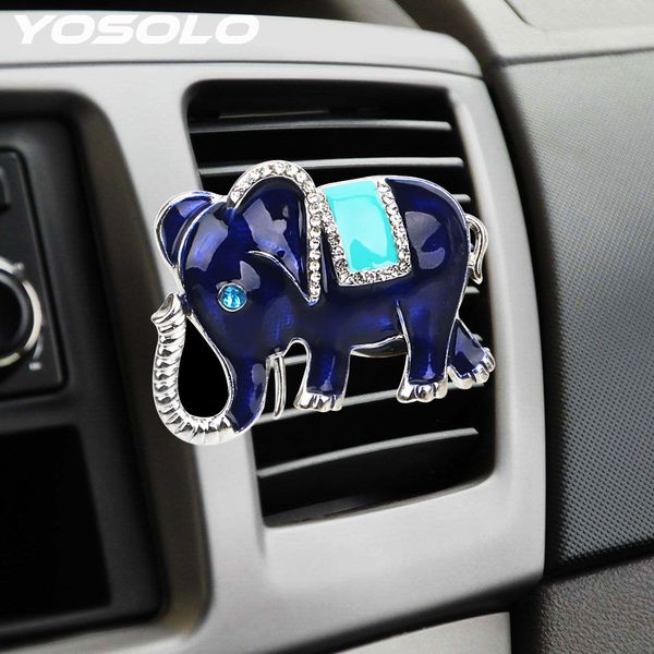 

yosolo elephant автомобилей выходе духи автомобилей украшение автомобиля стайлинг кондиционер выход металлический зажим освежитель воздуха а