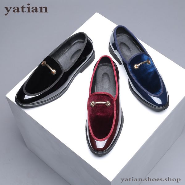 

fashion men formal mariage wedding party shoes pointed toe business shoes men loafers oxford ag, Black