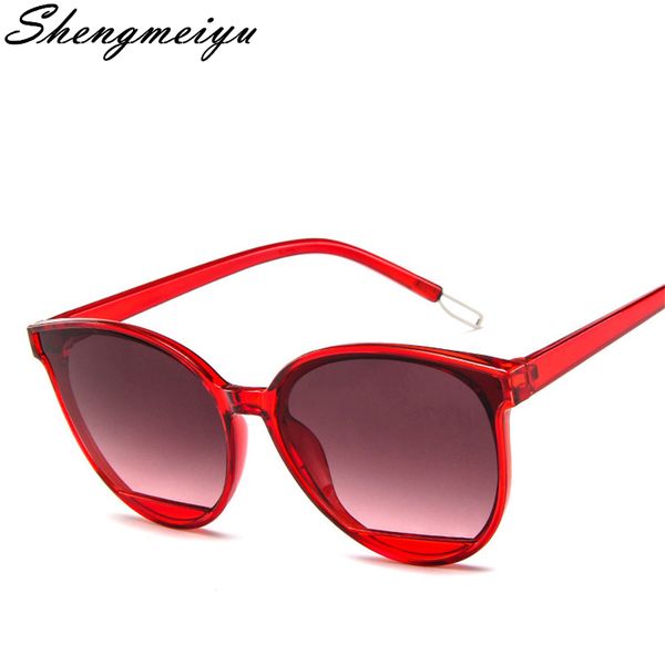

2020 new cat eye women sunglasses tinted color lens men vintage shaped sun glasses female eyewear blue sunglasses brand designer