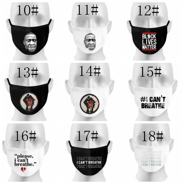 

i cant breathe mask protest face cover facemask cloth black mask washable blm black lives matter cotton mask ljjk2219-1