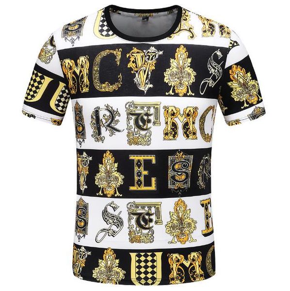 

luxury summer t shirt mens designer t shirt men women t shirt hip hop roar orangutan monkey circle star short sleeve size s-xxl#.0057, White;black