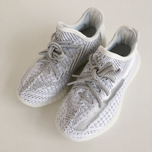 

vivid baby kids shoes toddler boys girls clay antlia static kanye west outdoor running shoes sneakers sale online with box, Black