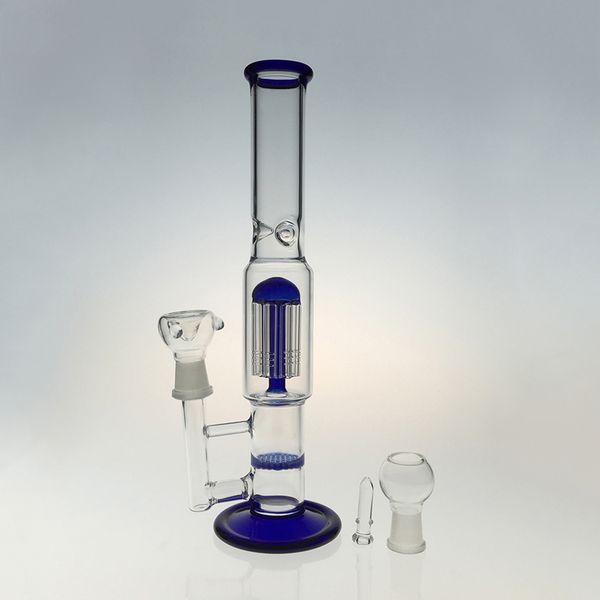 Уникальная вода стекла Бонг Honeycomb Проц масло Dab Rigs 8 Arms Дерево Ice Pinch 18мм Мужской Joint Водопроводные трубы с чашей