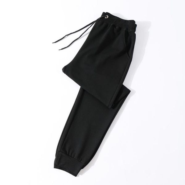 

2020 fashion mens track pants slims tretch pant hip hop men winter trousers plus size clothing bodybuilding jogger, Black