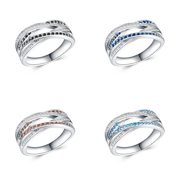 

925 originality personality ma'am stone ring copper plating silver jewelry small ornaments silver 925 designer retro punk wedding ring