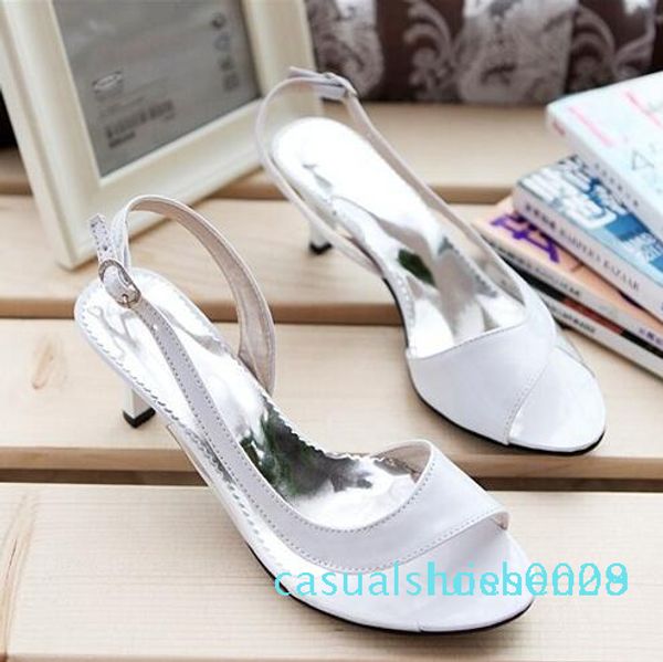 

women sandals big size summer ladies sandals transparent neon low heels designer shoes woman casual shoes l28, Black
