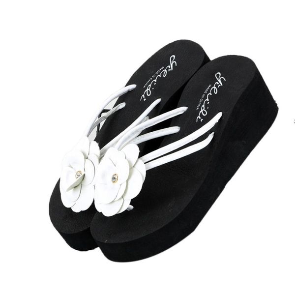 

new fashion female casual slipper lope flops beach slippers shoes 2018 new fashion female casual slipper scarpe flip flops women, Black