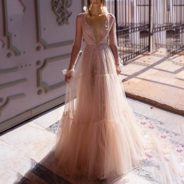 

squined plaid ball-down party maxi dress deep v lace flare full sleeve women long dresses pink ruffles summer dress robe, Black;pink