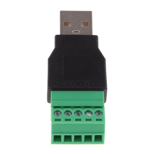

usb 2.0 type a male to 5 pin screw w/ terminal