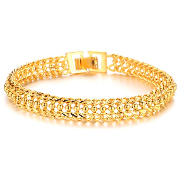 

classic luxury gold color chain wild wedding bracelet luxury designer jewelry woman dream wedding party opponent chain 3-ks424, Golden;silver