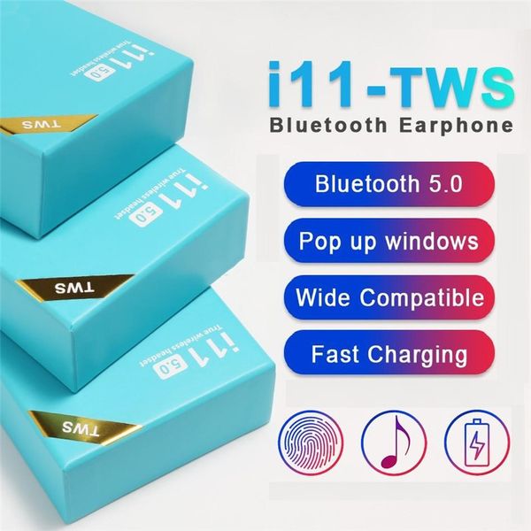 

i11 tws earbuds мини bluetooth наушники гарнитура с сенсорным управлением для зарядки чехол для смарт-сотовых телефонов pk i11 i9s i7s i10 н