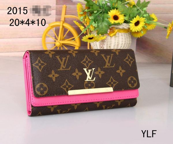 

Мода Женщины бумажник 8LOUIS 8VUITTON длинный кошелек portafoglio кошельки Держатели высоког