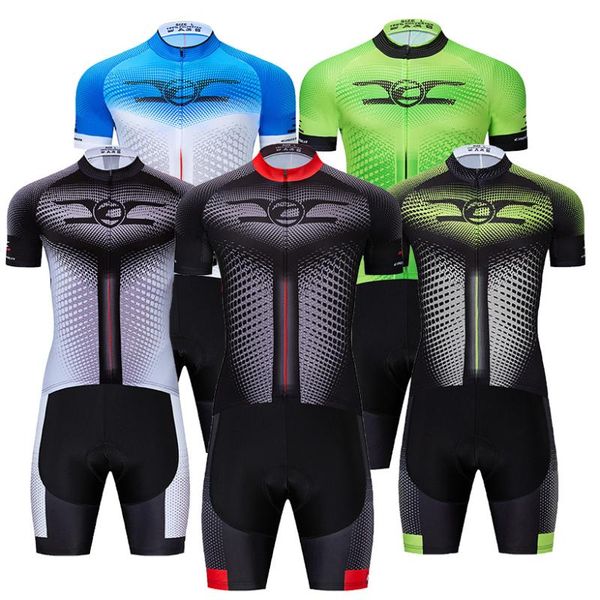 

crossrider 2020 cycling jersey 9d gel bib set mtb bicycle clothing ropa ciclismo bike wear clothes men's short maillot culotte, Black;blue