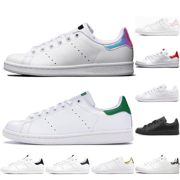 

with socks 2020 smith men women flats sneakers green triple black navy gold rainbow stan mens leather shoe outdoor casual walking 36-44